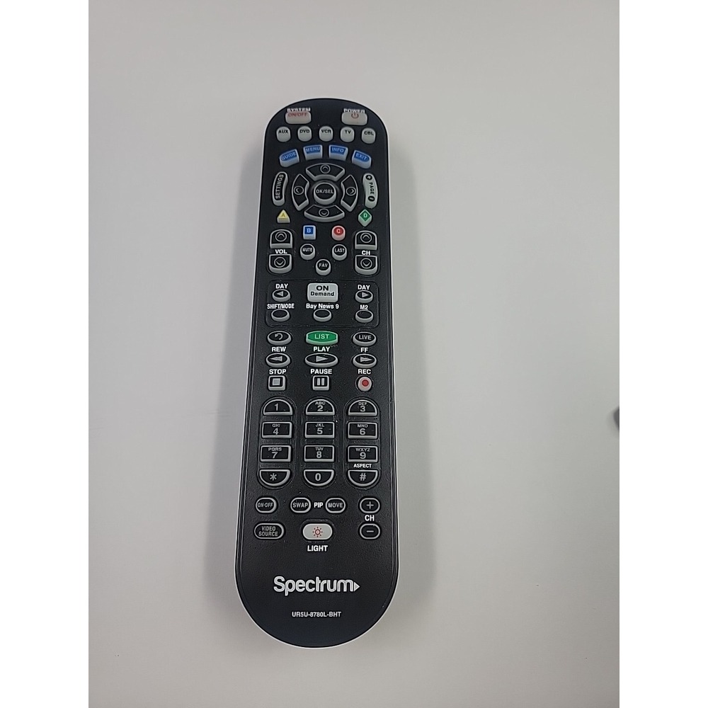 Spectrum UR5U-8780L-BHT CLICKR-5 Universal Replacement Remote Control used clean